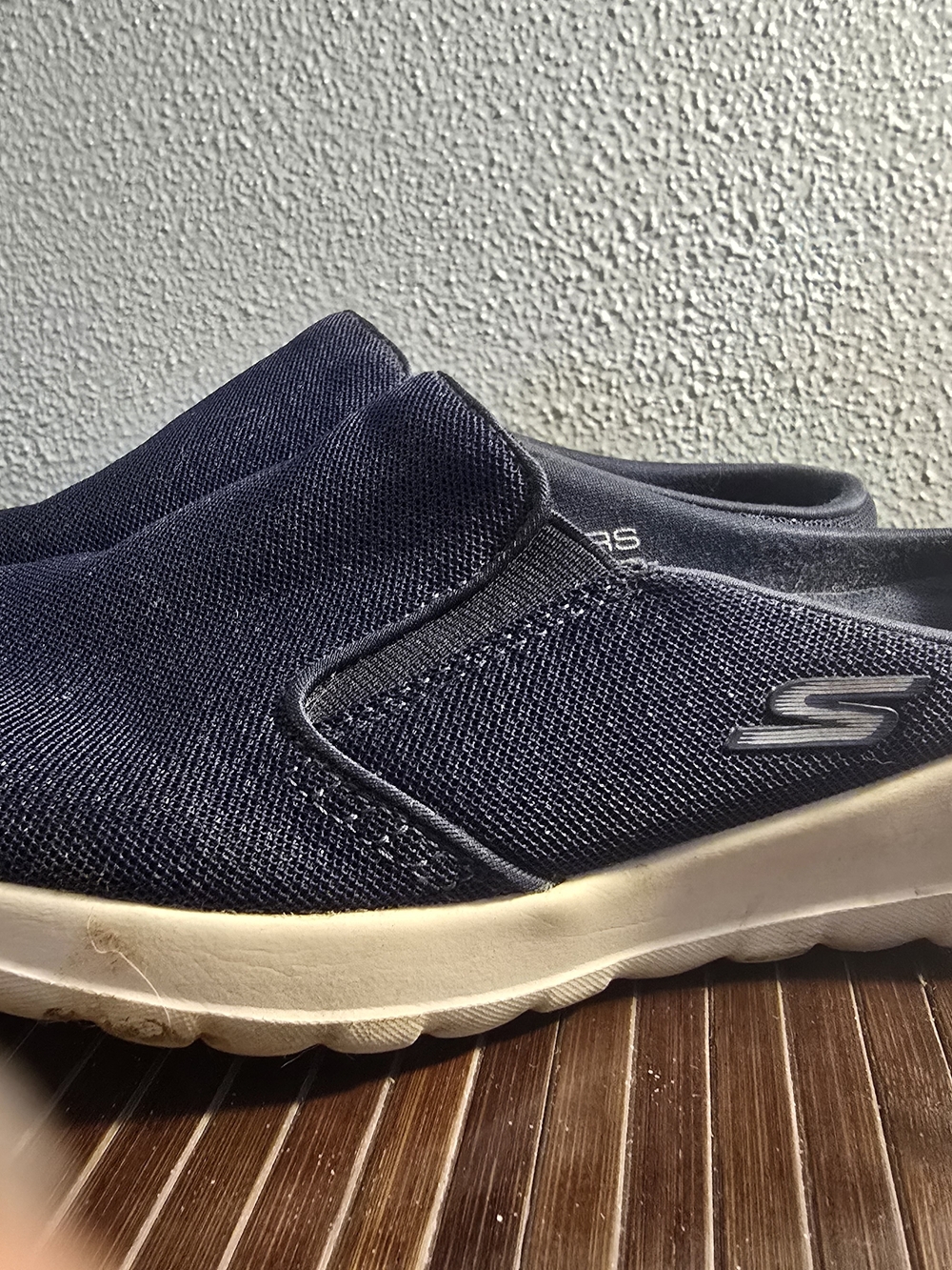 Skechers Slip-On Sneakers in Navy Blue